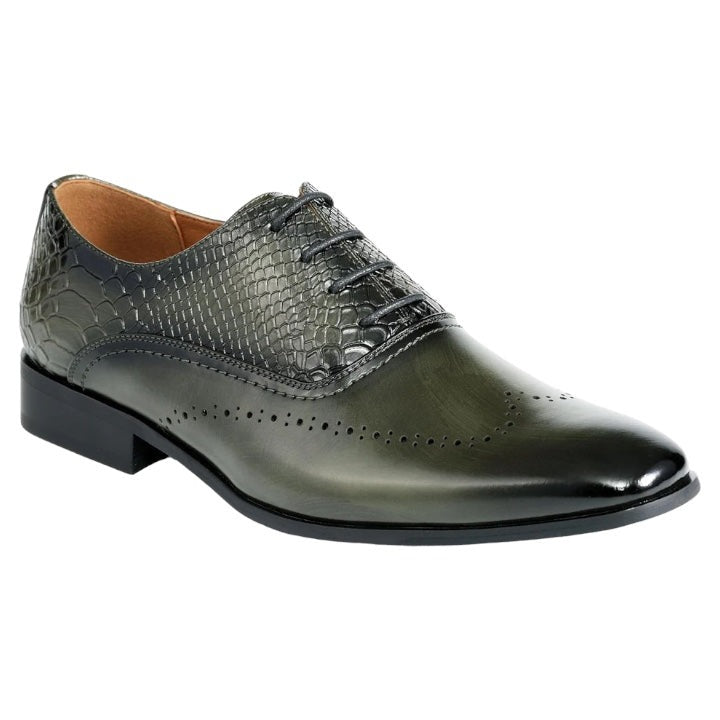 Olive Wingtip Men&