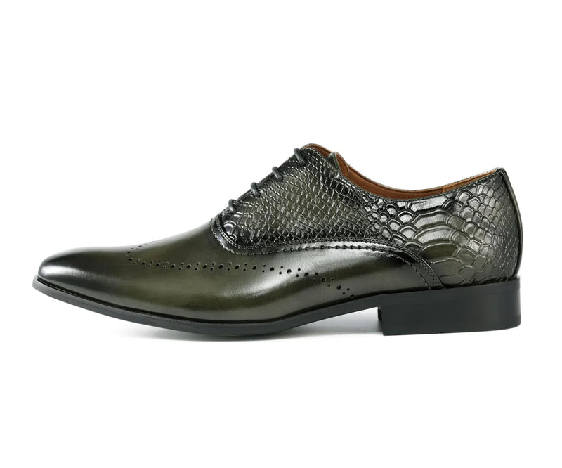 Olive Wingtip Men&