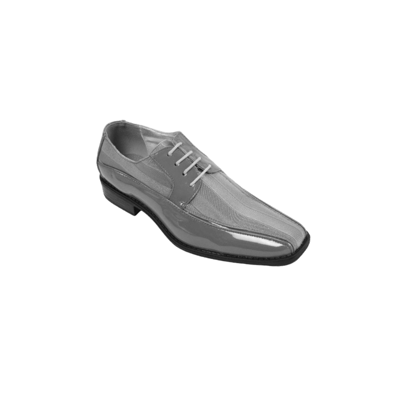 Grey Patent Leather Viotti Men&