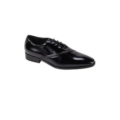 Antonio Cerrelli Black Men's Lace-Up Dress Shoes Style No-7028