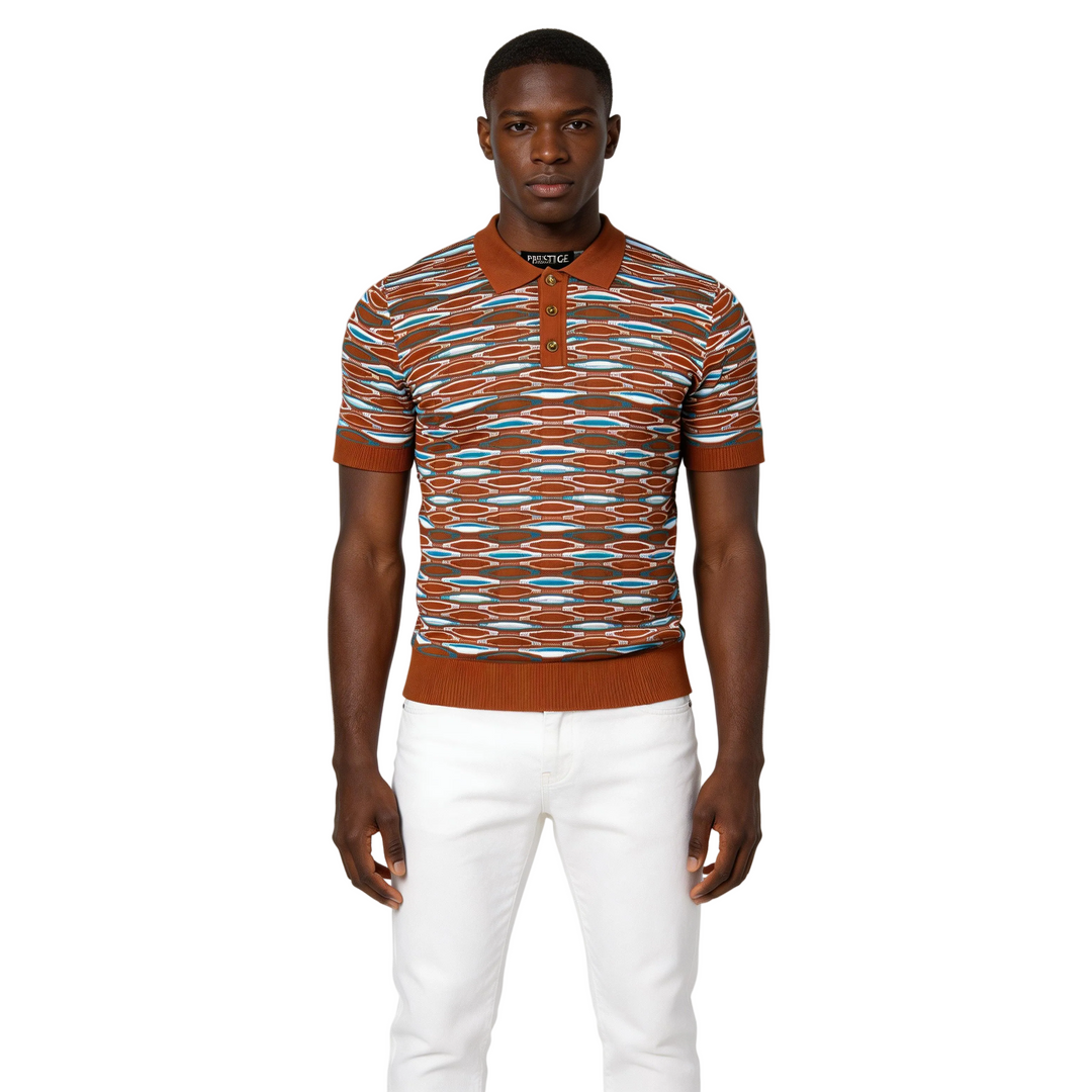 Prestige Cinnamon Short Sleeves Polo Shirt Style No: CMK-398