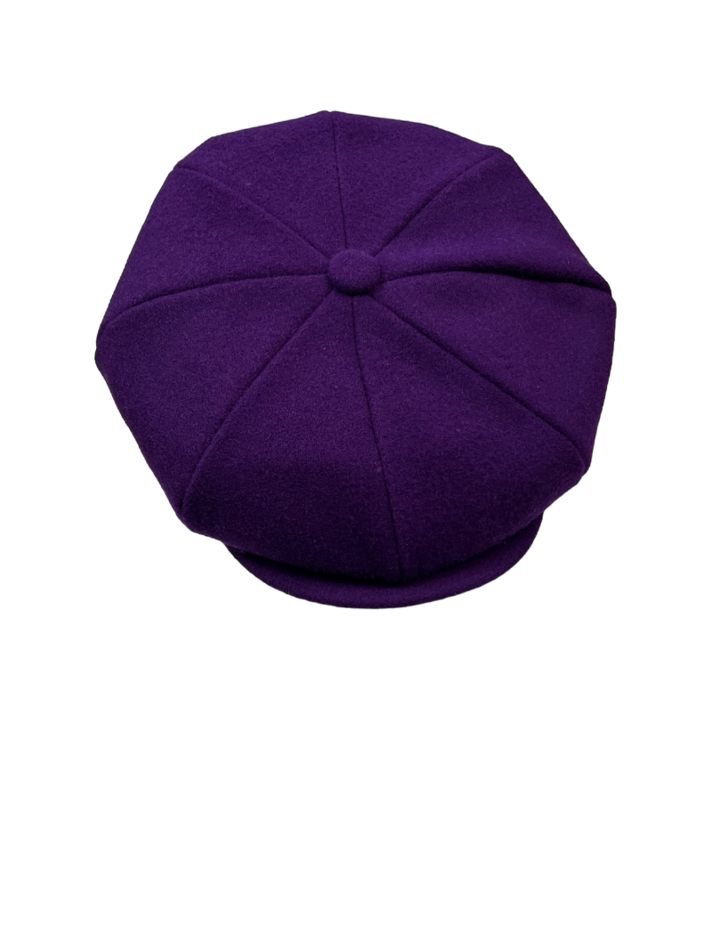 Purple Men’s Apple Hat 100% Wool Men's casual cap – DESIGN MENSWEAR