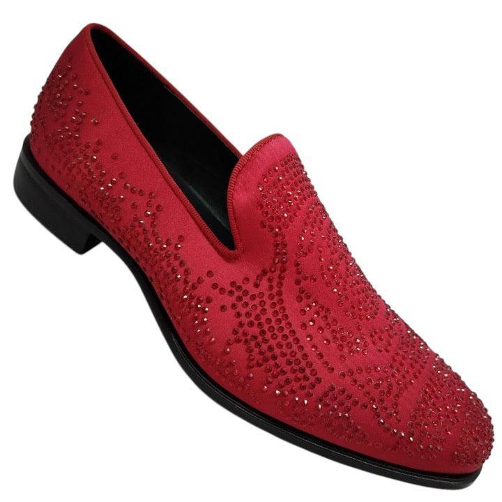 Red Satin Material Men&