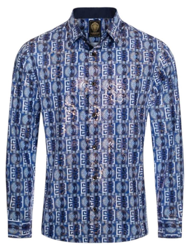 Royal Blue Paisley Luxury Design Men&