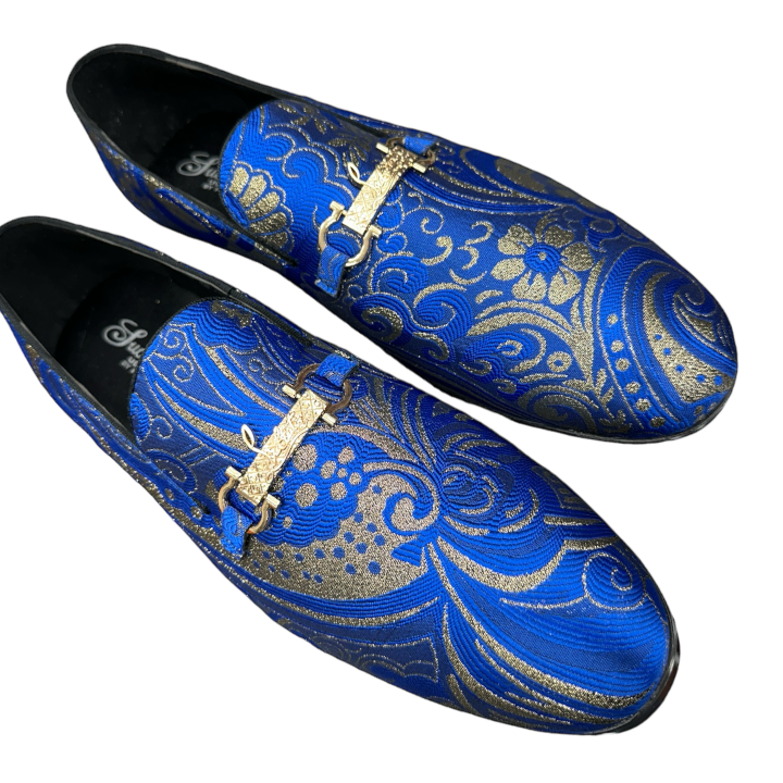 Royal and Gold Paisley Men&