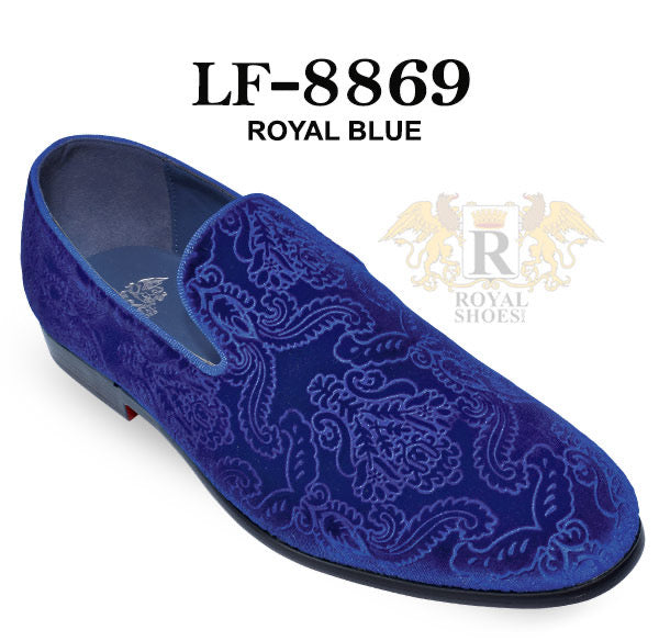 Royal blue men's Velvet shoes slip on tuxedo dress shoes fashion Design 13 / Royal blue / Velvet Royal blue men's Velvet shoes slip on tuxedo dress shoes fashion Design 13 / Royal blue / Velvet
