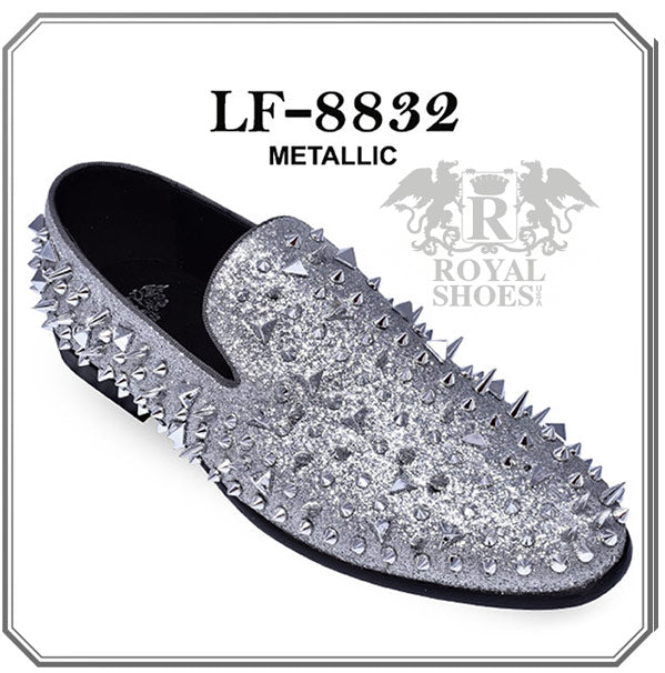 open lace back dress Amazon.com | FERUCCI Men Burgundy Velvet Slippers Loafers Flat with Black  Spikes (6) main image 1