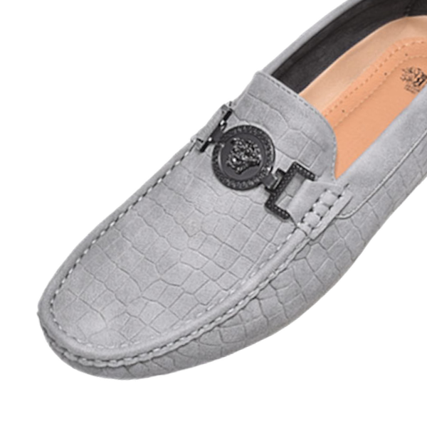 Royal shoes grey loafer men&