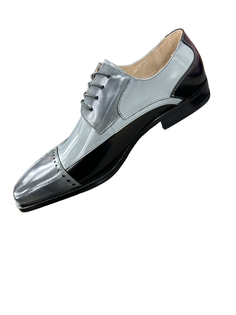 grey stacy adams dress shoes Plaza Black/Gray Modified Cap Toe Oxford 8.5 size:10P Translucent Viscose Maxi Dress Bump15 you need to wear