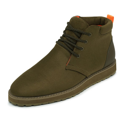 Olive Men's Casual Lace Up Boot Suede TAYNO Style No: The Maple