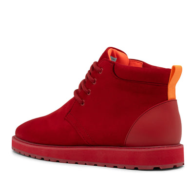 Red Men's Casual Lace Up Boot Suede TAYNO Style No: The Maple