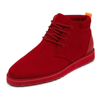 Red Men's Casual Lace Up Boot Suede TAYNO Style No: The Maple