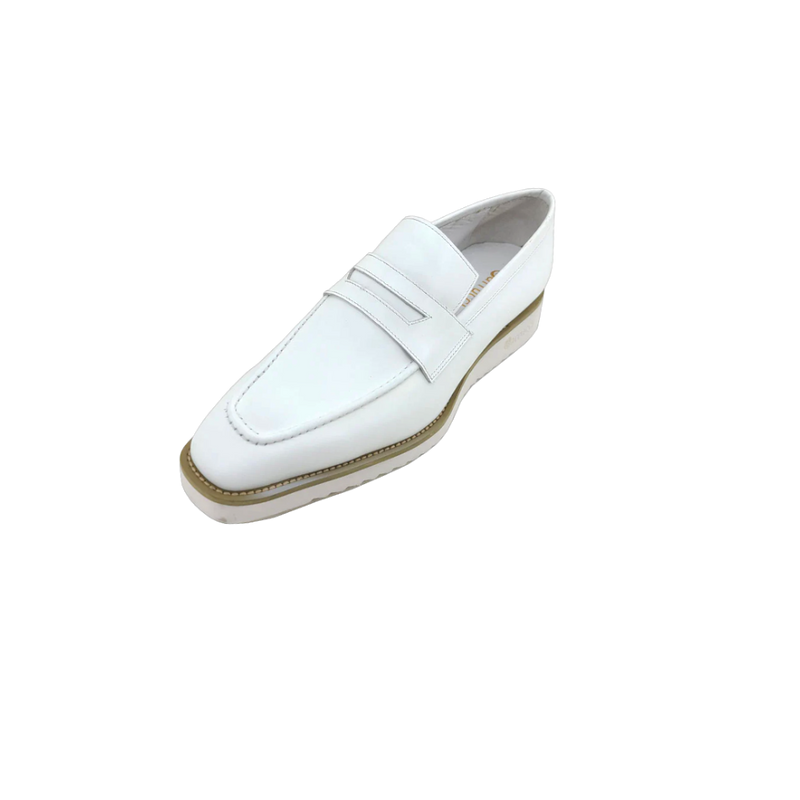 White Slip-On Men&