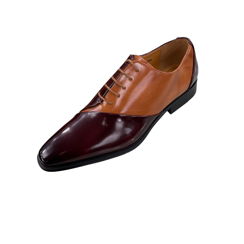 Antonio cerrelli burgundy and tan men&