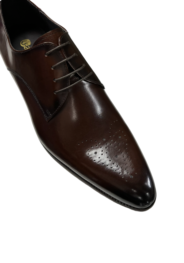 Carrucci Brown Genuine Leather Men&