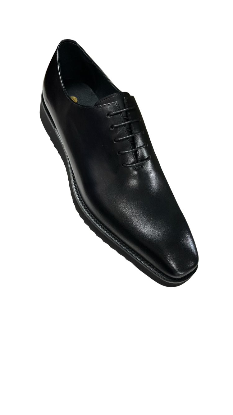 Men's Slip On Leather Tassel Stylish Dress Loafer by Carrucci - Black main image 0