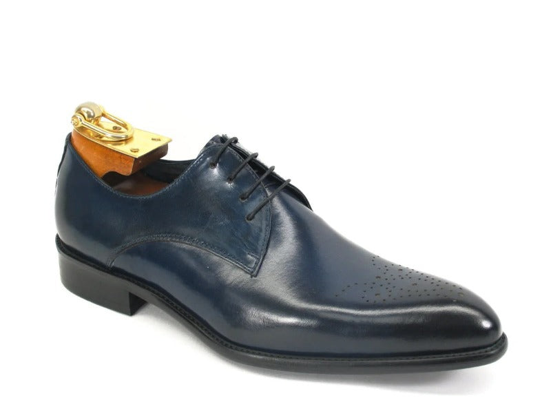 Carrucci Blue Genuine Leather Men&