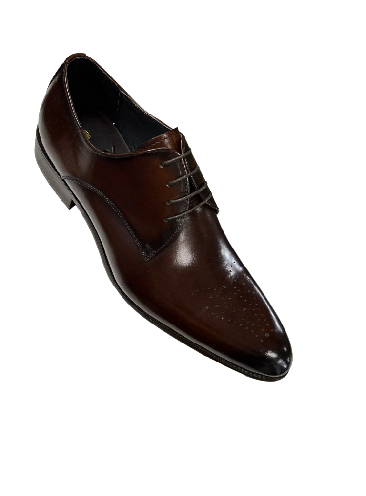 Carrucci Brown Genuine Leather Men&