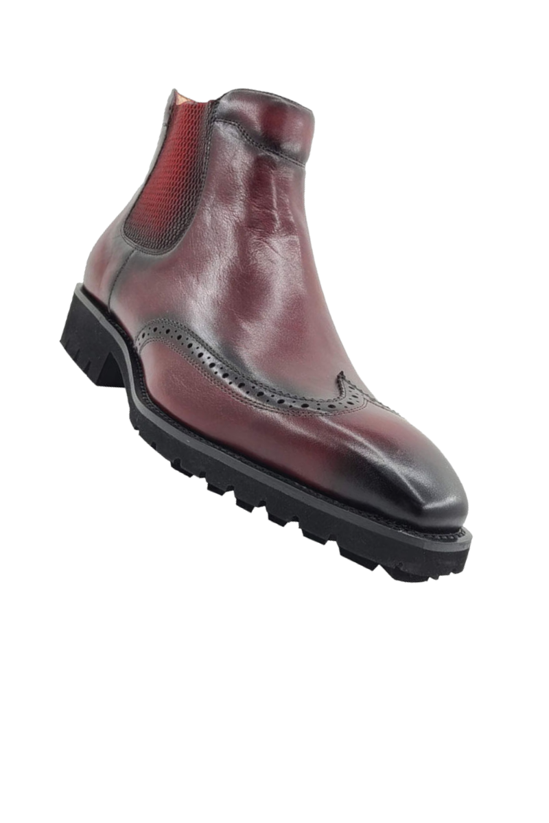 Carrucci Burgundy Slip On Men&