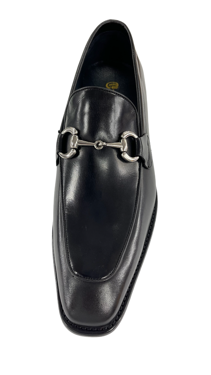 Burnished Calfskin Horsebit Loafer