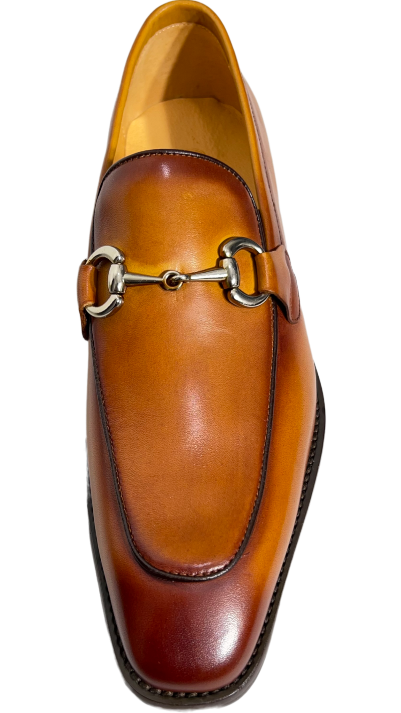 Carrucci Cognac Leather Men&