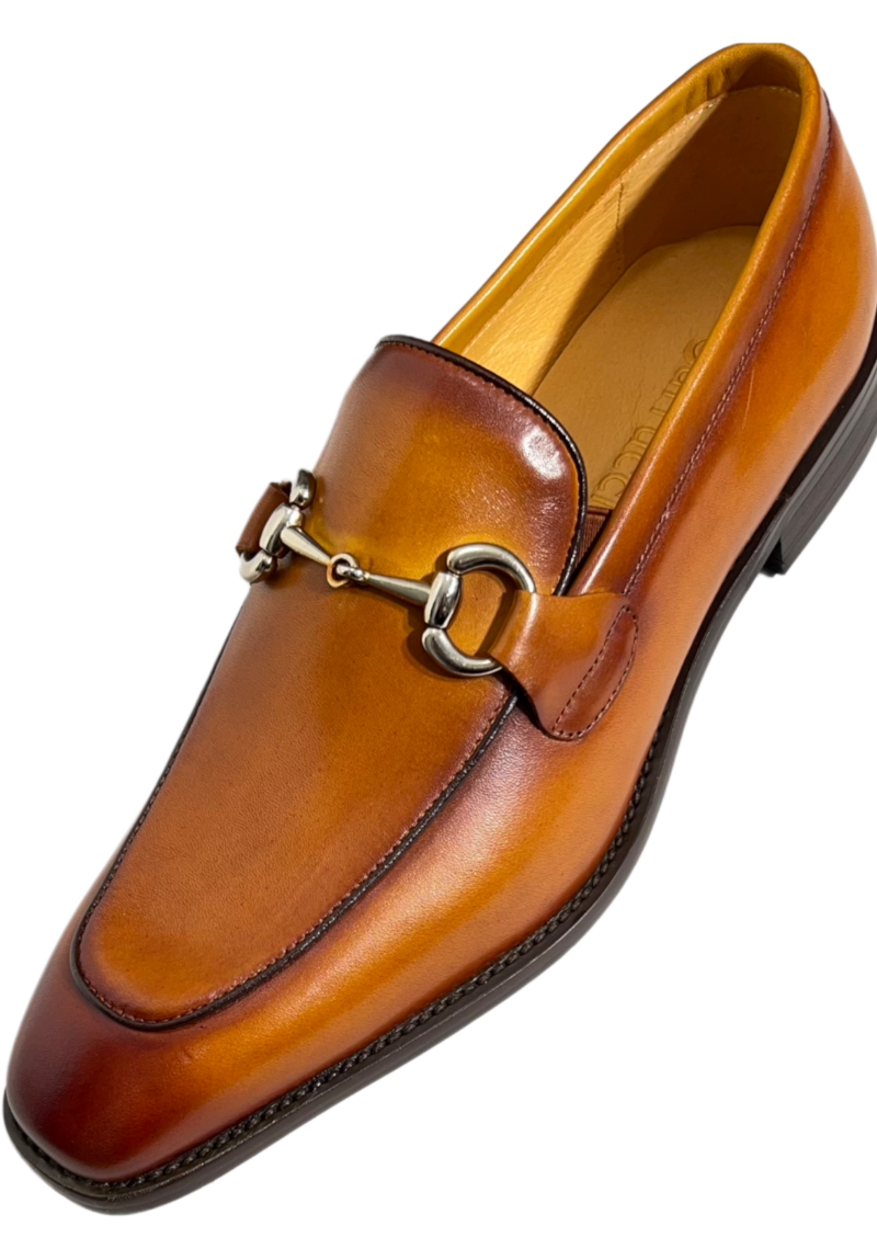 Carrucci Cognac Leather Men&