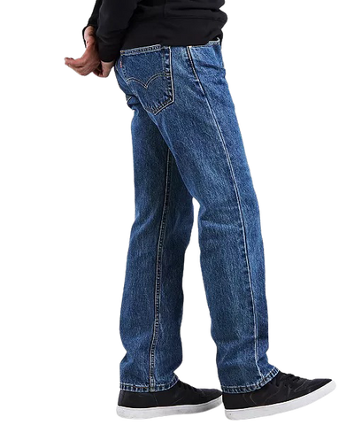 Men's Blue Levi's 505 Jeans Regular-Fit - DESIGN MENSWEAR