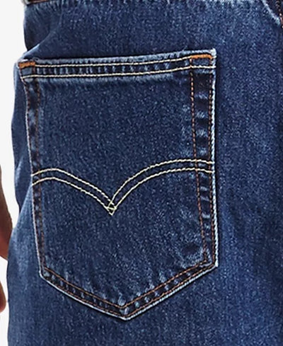 levi's 505 Blue Mens Jeans Regular Fit Jeans - DESIGN MENSWEAR