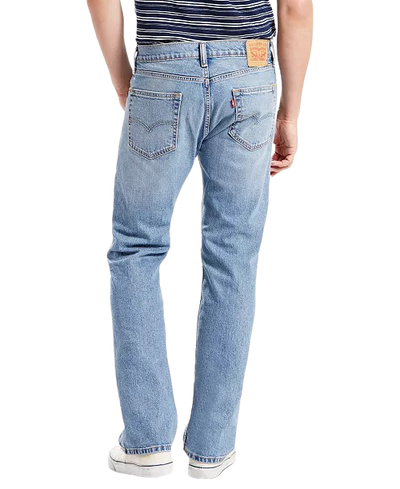 Light Blue Levi's 505 Regular Fit Men's Jeans - Design Menswear