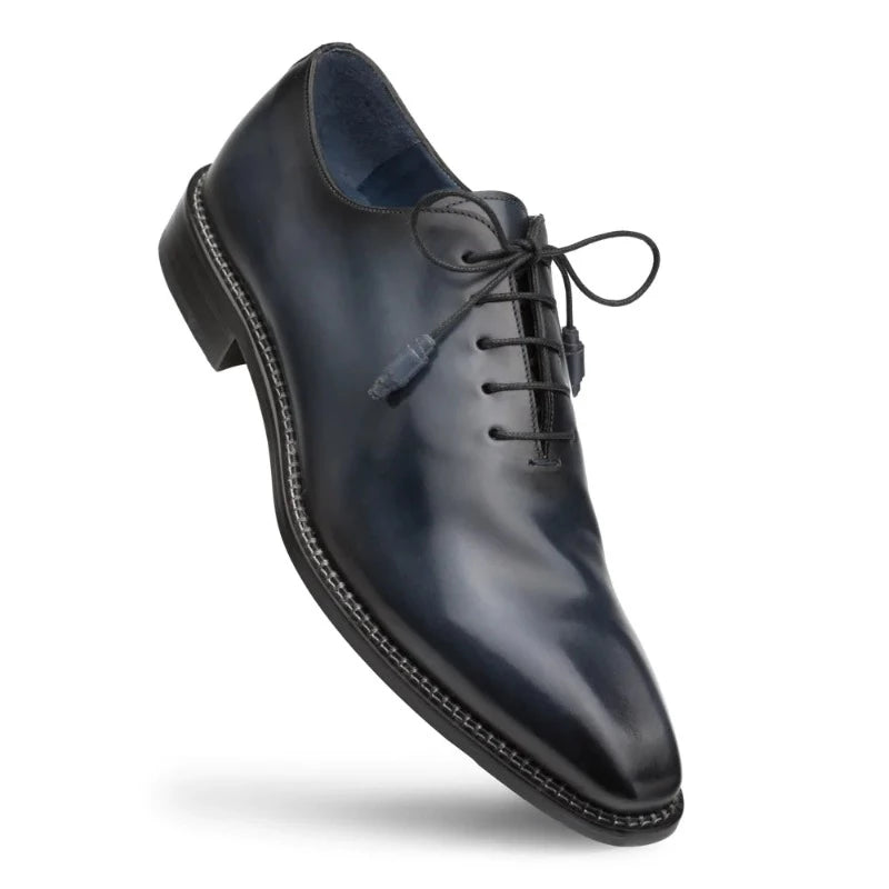 Mezlan Blue Lace Up Men&