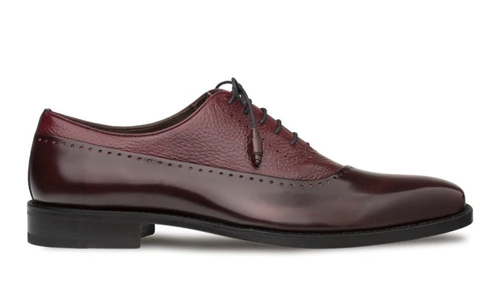 Mezlan Burgundy Cap Toe Oxford Dress Shoes Leather Lace Up Spain Mens 11B Burgundy Mezlan Men main image 2