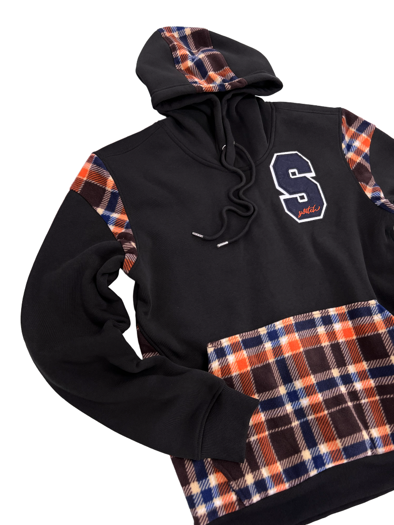 Switch Remarkable Switch Remarkable Black Hoodies with pockets Regular-Fit – DESIGN MENSWEAR