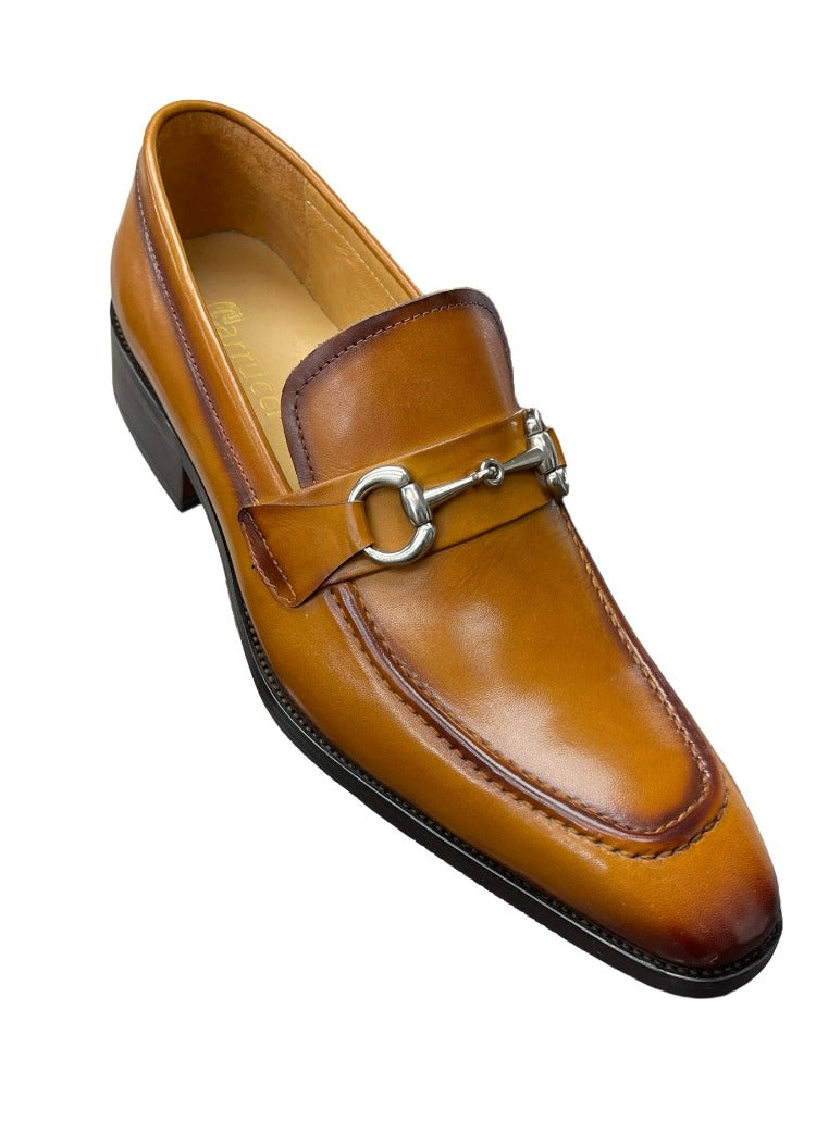 Carrucci cognac Leather Men&