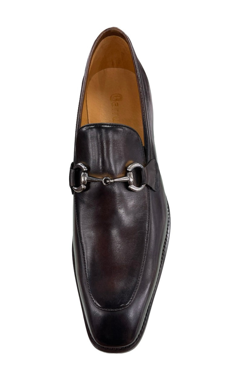 Carrucci Brown Leather Men&