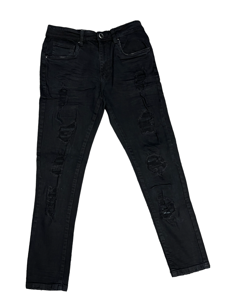 Lejlighedsvis mytologi Husk Arketype Black Jeans Men's Slim Fit Ripped Stretch Denim – Design Menswear