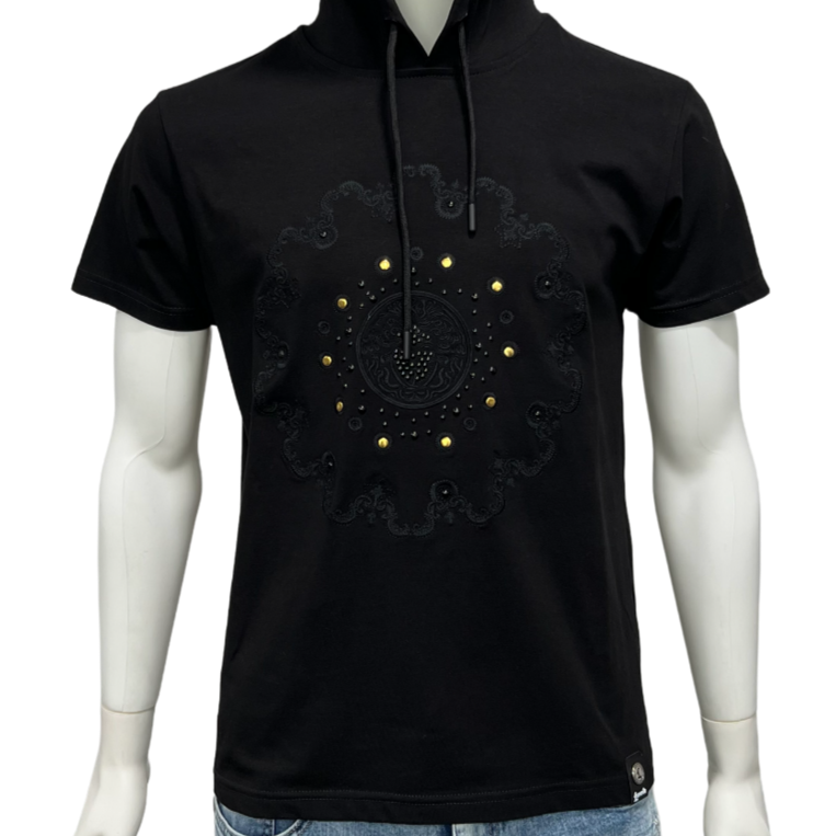 Black Short Sleeves Men&