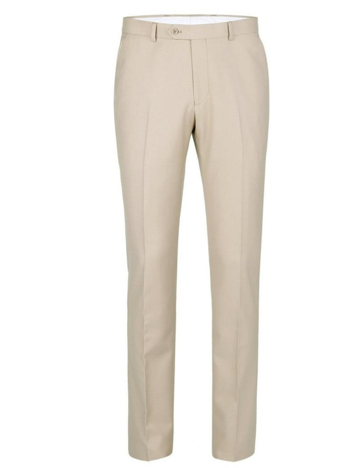 Tan Men's Solid Slim Fit Dress Pants Flat Front – DESIGN MENSWEAR